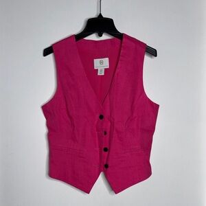House of Harlow 1960 Vibrant Pink Vest